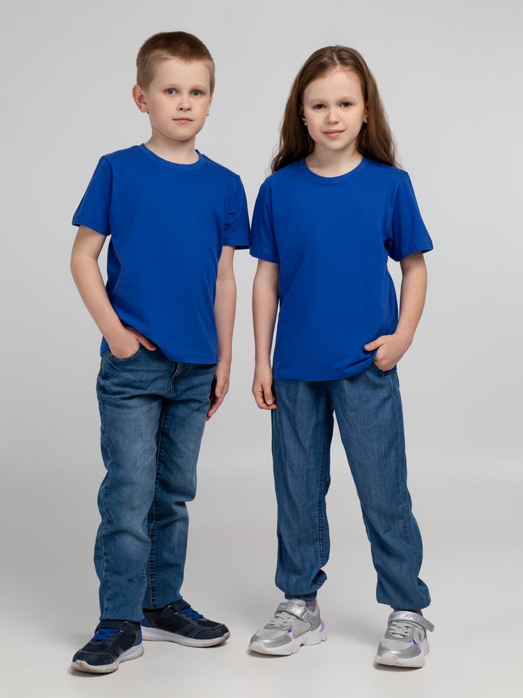 Футболка детская Regent Kids 150, ярко-синяя (royal) - купить оптом