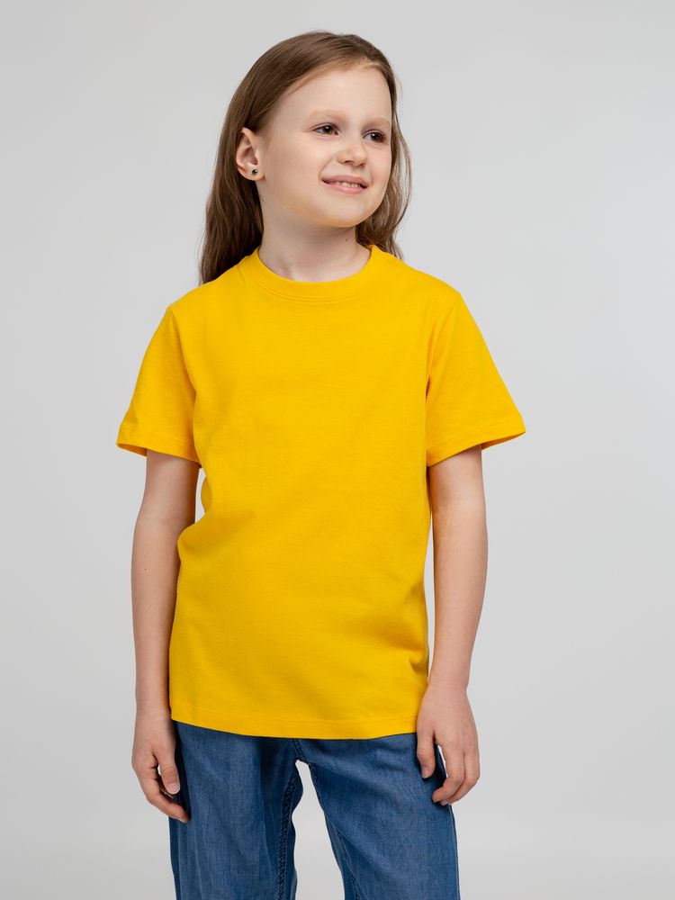Футболка детская Regent Kids 150, желтая - купить оптом