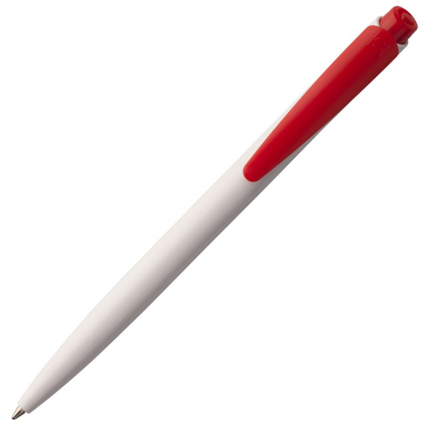 Ручка шариковая Senator Dart Polished, бело-красная - купить оптом