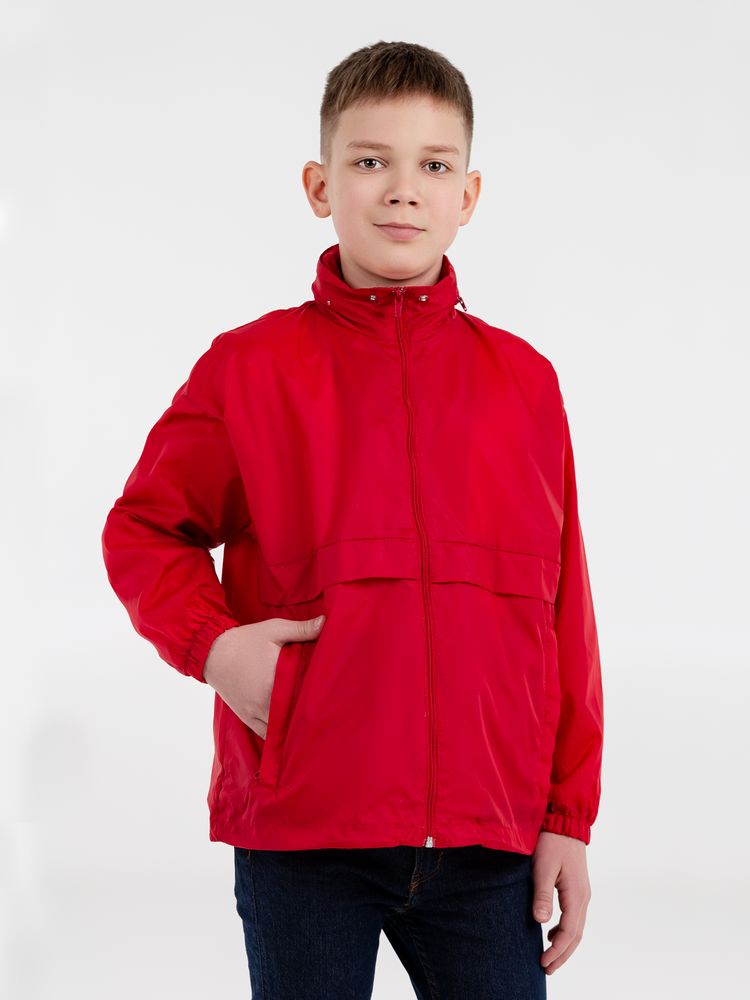 Ветровка детская Surf Kids 210, красная - купить оптом