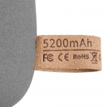 Внешний аккумулятор Pebble 5200 мАч, серый, фото 5