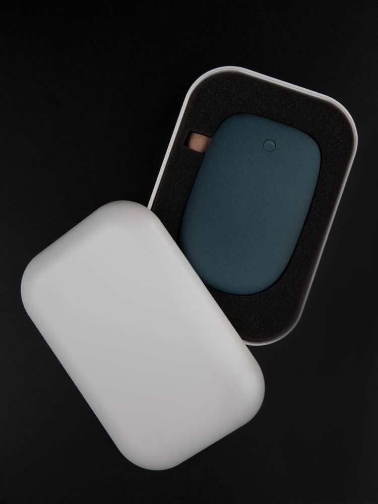Внешний аккумулятор Pebble 7800 мАч, серо-синий - купить оптом