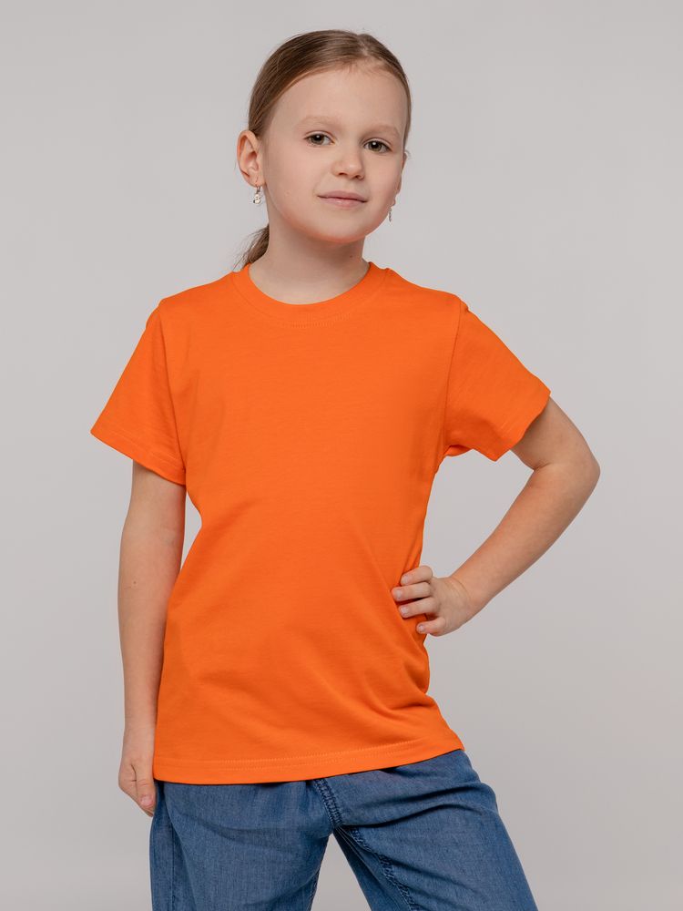 Футболка детская T-Bolka Kids, оранжевая - купить оптом