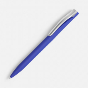 Ручка шариковая Pin Soft Touch, синяя - купить оптом