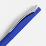 Ручка шариковая Pin Soft Touch, синяя, фото 2