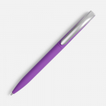 Ручка шариковая Pin Soft Touch, фиолетовая, фото 1