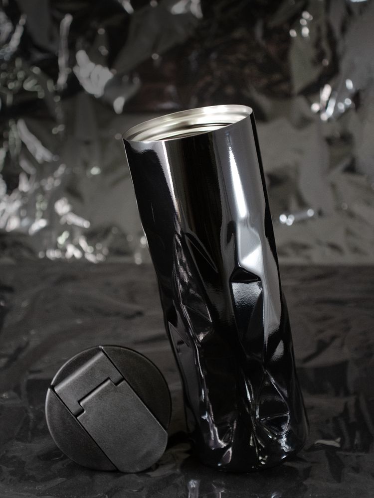 Термостакан Gems Black Morion, черный морион - купить оптом