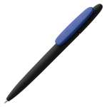 Ручка шариковая Prodir DS5 TRR-P Soft Touch, черная с белым - купить оптом