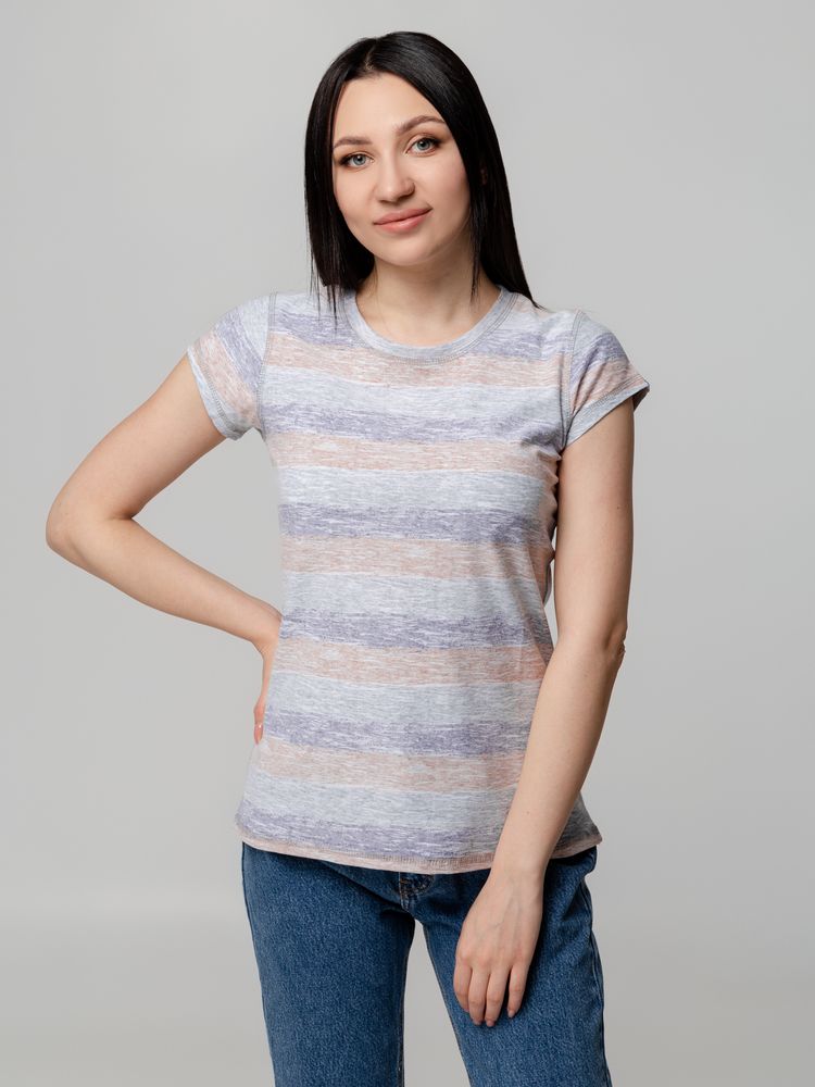 Футболка женская Rayet Lady двусторонняя, оранжевая с фиолетовым - купить оптом