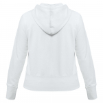 Толстовка женская Hooded Full Zip белая, фото 2