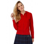 Толстовка женская Hooded Full Zip белая, фото 4