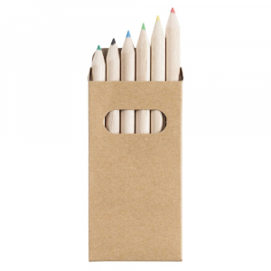 Набор цветных карандашей Pencilvania Mini, крафт - купить оптом