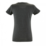 Футболка женская Regent Fit Women, черный меланж, фото 1