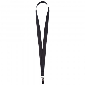 Лента для бейджа Neckband, черная - купить оптом