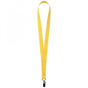 Лента для бейджа Neckband, желтая - купить оптом