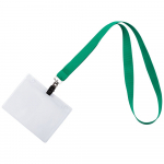 Лента для бейджа Neckband, зеленая, фото 1