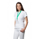 Лента для бейджа Neckband, зеленая, фото 3
