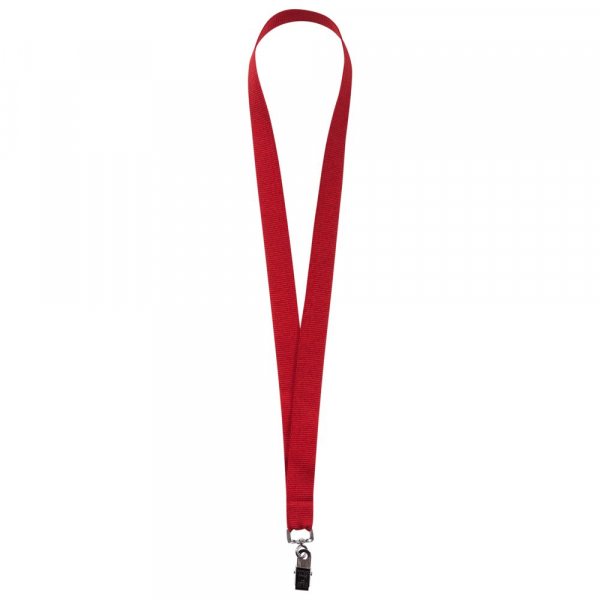 Лента для бейджа Neckband, красная - купить оптом