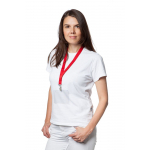 Лента для бейджа Neckband, красная, фото 3