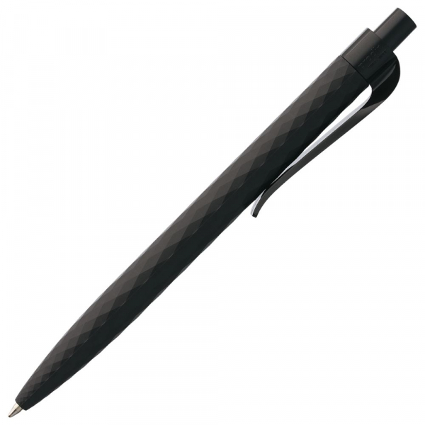 Ручка шариковая Prodir QS01 PRP-P Soft Touch, черная - купить оптом