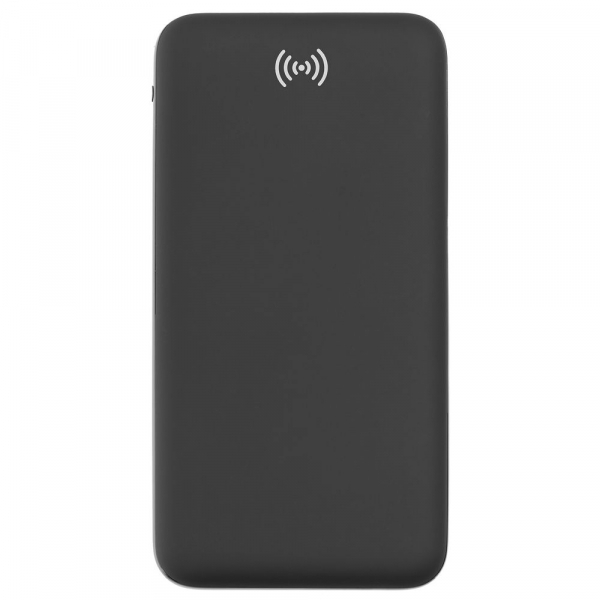 Аккумулятор Quick Charge Wireless 10000 мАч, черный - купить оптом