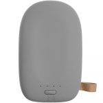 Аккумулятор с беспроводной зарядкой Pebble Wireless 9000 мАч, серый, фото 2