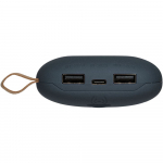Аккумулятор с беспроводной зарядкой Pebble Wireless 9000 мАч, серо-синий, фото 3