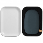 Аккумулятор с беспроводной зарядкой Pebble Wireless 9000 мАч, серо-синий, фото 6