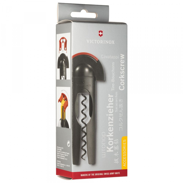 Штопор Victorinox Utensils, черный - купить оптом