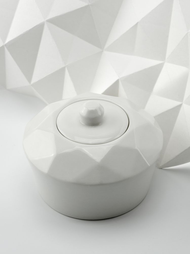 Сахарница Diamante Bianco, белая - купить оптом