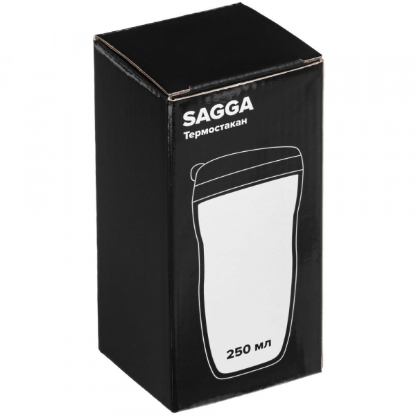 Термостакан Sagga, синий - купить оптом