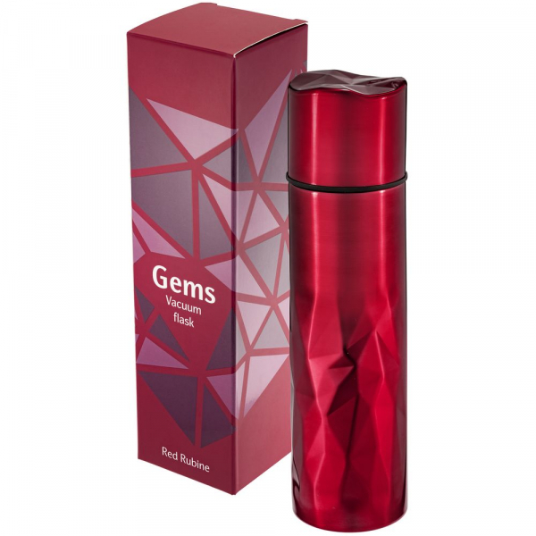 Термос Gems Red Rubine, красный рубин - купить оптом