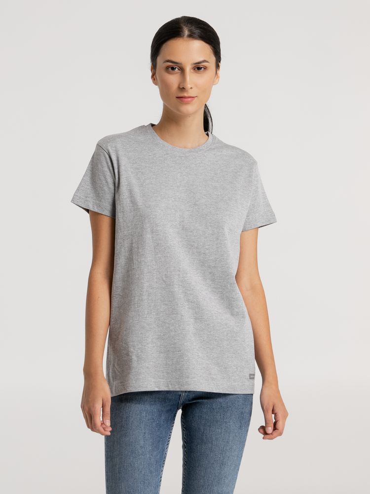 Футболка унисекс Firm Wear, серый меланж - купить оптом