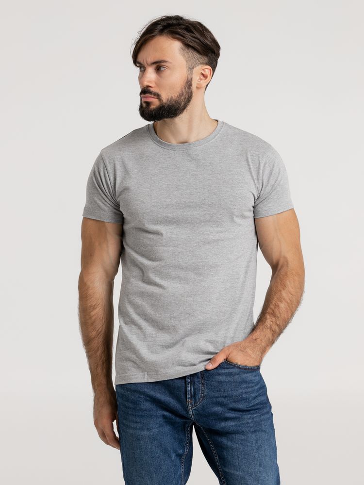 Футболка унисекс Firm Wear, серый меланж - купить оптом