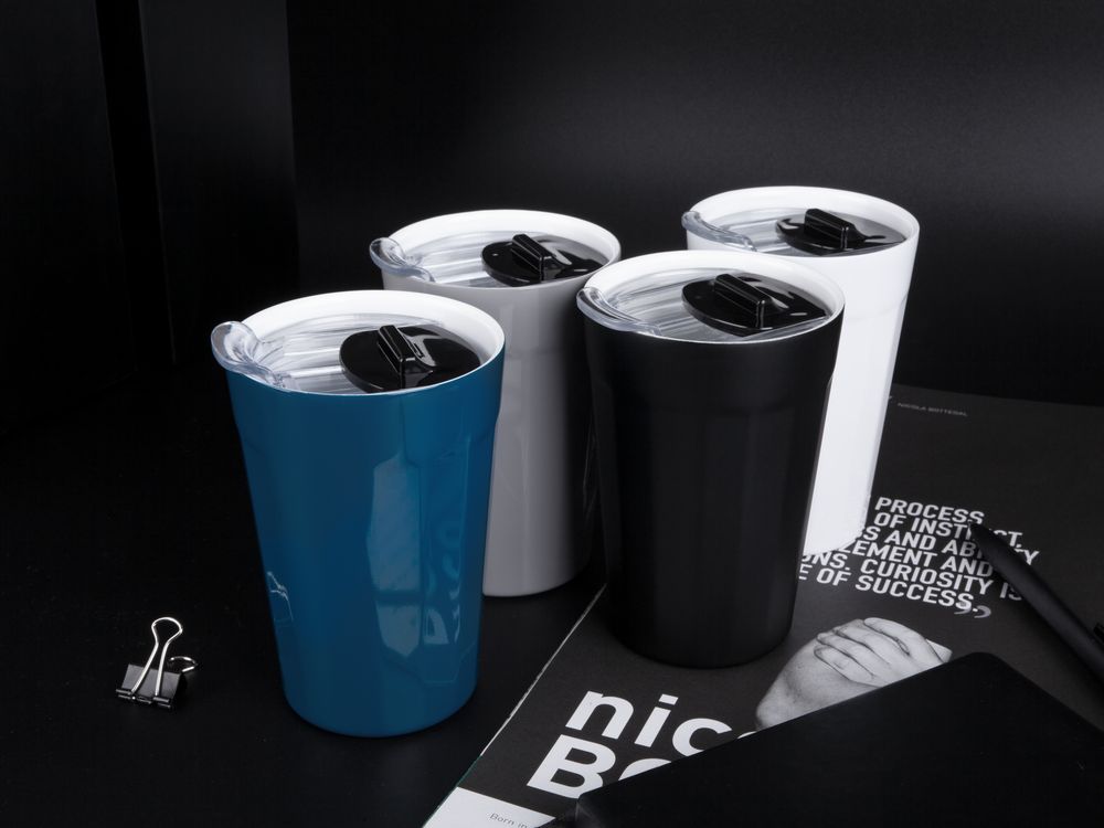 Термостакан iconyMug, черный - купить оптом