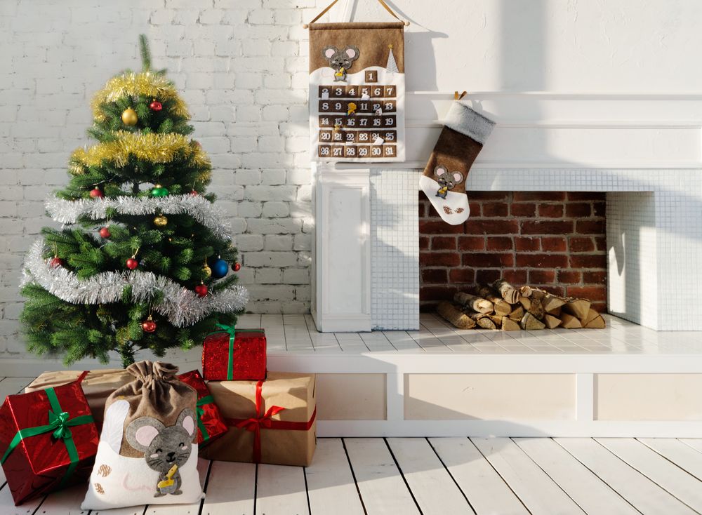 Носок для подарков Noel, с мышкой - купить оптом