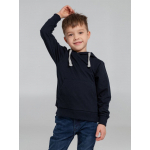 Толстовка с капюшоном детская Kirenga Kids, темно-синяя, фото 5