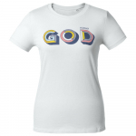 Футболка женская «Новый GOD», белая, фото 1