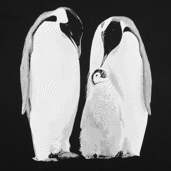 Футболка женская Like a Penguin, черная - купить оптом