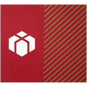 Открытка Season's Greetings, с изображением подарка - купить оптом