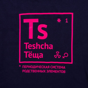 Футболка женская «Теща», темно-синяя - купить оптом