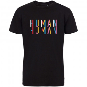 Футболка Human, черная - купить оптом