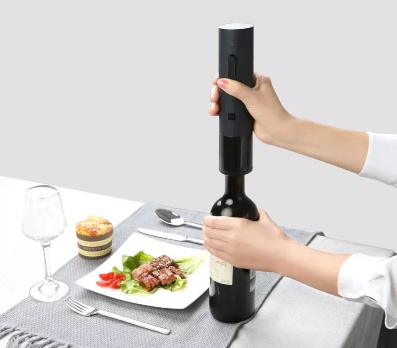 Электрический штопор HuoHou Electric Wine Bottle Opener, черный - купить оптом