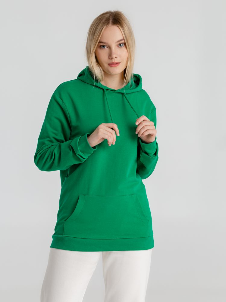 Толстовка с капюшоном унисекс Hoodie, зеленая - купить оптом