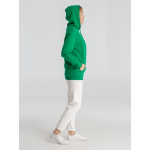 Толстовка с капюшоном унисекс Hoodie, зеленая, фото 6