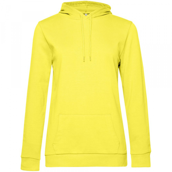 Толстовка с капюшоном женская Hoodie, желтая - купить оптом
