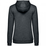 Толстовка с капюшоном женская Hoodie, серый меланж (антрацит), фото 1