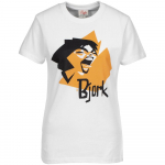 Футболка женская «Меламед. Bjork», белая, фото 1