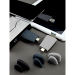 Флешка Pebble Universal, USB 3.0, серо-синяя, 32 Гб, фото 11