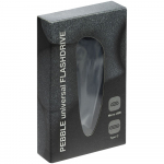 Флешка Pebble Universal, USB 3.0, серо-синяя, 32 Гб, фото 6